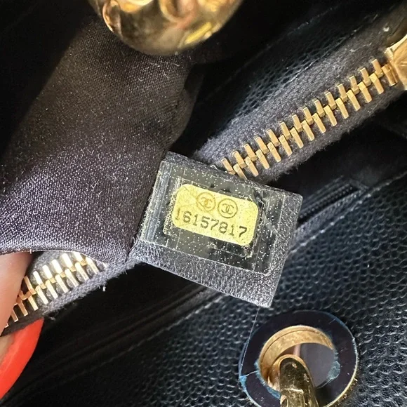 Chanel Black Quilted Caviar Grand Shopping Tote - Picture 8 of 10